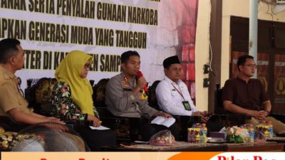 Bekerjasama Dengan Pemkab, Polres Sampang Gelar FGD Guna Siapkan Generasi Muda Yang Tangguh Dan Berkarakter