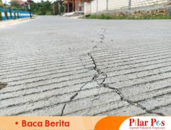 Proyek Rabat Beton Ruas Jalan Kotah-Tambelangan Sampang Anggaran Miliaran Rupiah Rusak