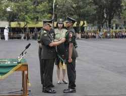 Sebanyak 165 Mantan Siswa Secaba Rindam V/Brawijaya, Resmi dilantik berpangkat Sersan Dua