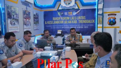 Satlantas Kabupaten Trenggalek Cepat Atasi Jalan Rusak, Gelar Rakor Forum Lalu Lintas