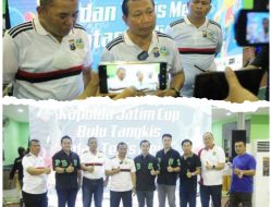 Peringati HPN, Kapolda Jatim Gelar Turnamen Cup Tenis Meja Dan Bulu Tangkis Antar Media 2023