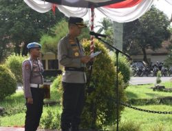 Kapolres Bondowoso Pimpin Apel Gelar Pasukan Ops Keselamatan 2023