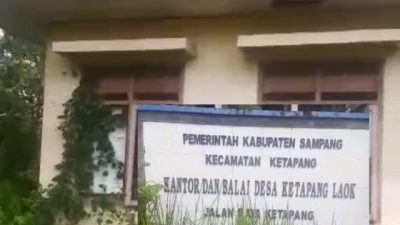 Tak Difungsikan, Kantor Balai Desa Ketapang Laok Sampang Terbengkalai