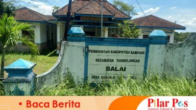 Lama Tak Ditempati, Kantor Balai Desa Samaran Tambelangan Diduga Jadi Sarang Setan