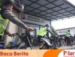 Polres Sampang Amankan Puluhan Sepeda Motor Balap Liar Di JLS