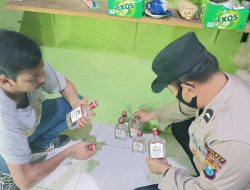 Rumah Kras Kediri Simpan dan Jual Ratusan Botol Miras, Digerebek Polisi 