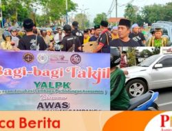 Ngalap Berkah di Bulan Ramadhan, AWAS Berkolaborasi Dengan YALPK Bagi-bagi Takjil di Alun-alun Trunojoyo Sampang