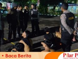 Tim Sakera Polres Sampang Amankan 10 Remaja Pelaku Tawuran Jelang Sahur