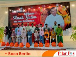 Antusiasme KAHMI Pamekasan Menyambut Bebasnya Anas Urbaningrum Dengan Memberi Santunan Anak Yatim dan Buka Bersama