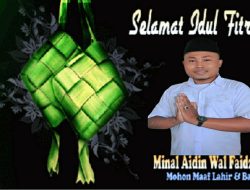 Imam Syafi’i Pimred Pilarpos.id Mengucapkan Selamat Hari Raya Idul Fitri 1444 H