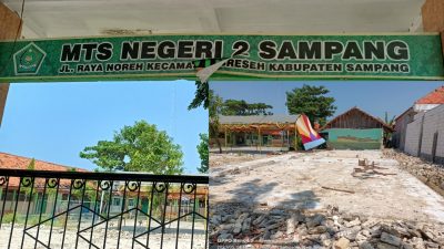 Pembangunan RKB di MTsN 2 Sampang Sreseh Akan Segera Digelar, Kepala Sekolah Berharap Dikerjakan Sesuai Dengan Spek