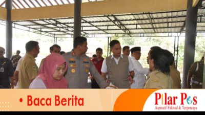 Kapolres Bondowoso Bersama Forkopimda Monitoring dan Evaluasi Bantuan Penyaluran dan Evaluasi Bantuan Penyaluran Pangan Tahun 2023