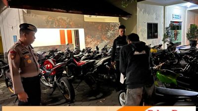 Sat-Samapta Polres Bondowoso Gelar Operasi Knalpot Brong Terjaring 45 Sepeda Motor