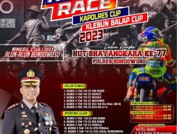 Ikuti dan Saksikan,Road Race Kapolres Bersama Klebun Balap Cup 2023Bondowoso