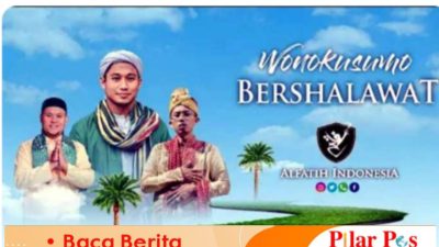 Ajak Pemuda Bersholawat, Majelis Al Fatih Guncang Wonokusumo