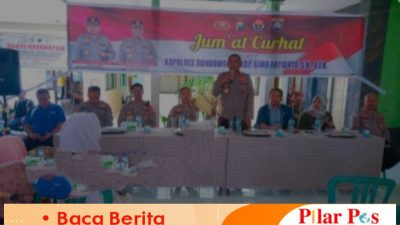 Polres Bondowoso Berikan Pemahaman  Bahaya Narkoba  Lewat Jum’at Curhat  di Kelurahan Sekarputih