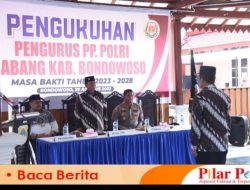 Kapolres Bondowoso Menghadiri Pelantikan PP Polri Wilayah Bondowoso