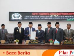 DPRD Sampang Gelar Rapat Paripurna Tentang Kesepakatan Bersama Terhadap KUPA Dan PPAS Perubahan TA 2023