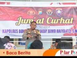 Melalui Jum’at Curhat,Polres Bondowoso Sosialisasikan Kampung Tangguh Bebas Narkoba di Desa Tegalampel