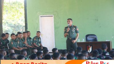 Letkol Infanteri Rinto Wijaya Memberikan Pengarahan Kepada Prajurit Yonif Raider 514/ SY