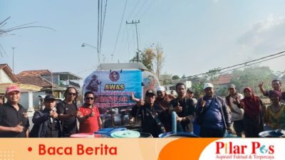 Menyisir ke Daerah Tambelangan, AWAS Berikan Bantuan 2 Tangki Air Bersih Terhadap Masyarakat