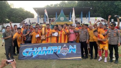 RADO FC Binaan Polres Situbondo Juarai Tournament Eric Thohir Cup 2023