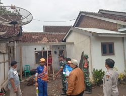 Puluhan Atap Rumah Mengalami Kerusakan Akibat Diterjang Angin Puting Beliung