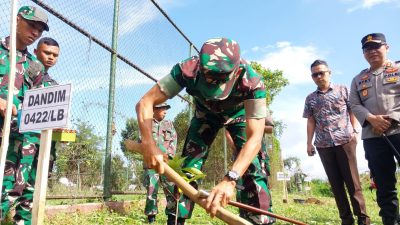 Memperingati HUT Kodam II/Sriwijaya, Dandim 0422/LB Pimpin Penanaman Pohon