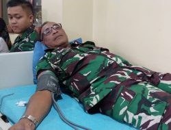 Hari Juang TNI AD ke 78 Kodim 0422/ Lampung Barat Melaksanakan Donor Darah