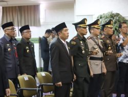 Letkol INF Rinto Wijaya, Menghadiri Pengukuhan Drs Nukman M.M Sebagai PJ Bupati Lambar.