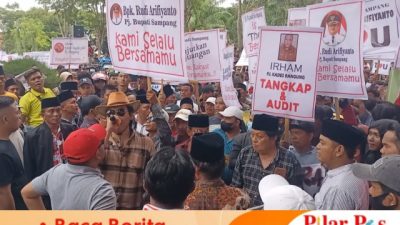 Saat Aksi Demo, Ribuan Massa Dukung PJ Bupati Sampang Agar Tak Takut Diintervensi Oleh Oknum Preman Politik