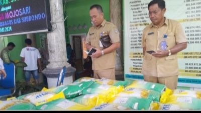 Pemda Situbondo dan Bulog Jual Beras Murah di Pendopo Desa Mojosari Kecamatan Asembagus