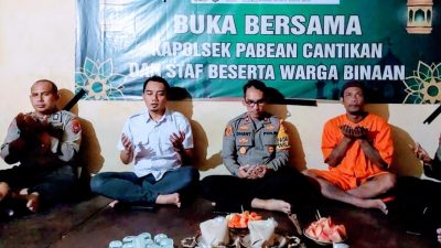 Bulan Ramadhan Berkah, Polsek Pabean Cantikan Gelar Refleksi Bersama Penghuni Rutan