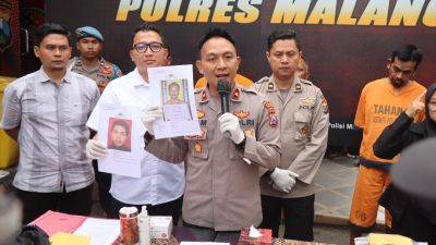 Polres Malang Amankan 4 Tersangka Perampokan di Kalipare, Dua DPO Dikejar