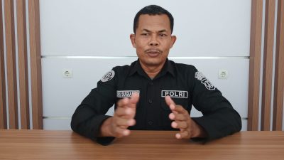 Polres Pamekasan Lakukan Penutupan Arus Lalu Lintas Saat Malam Takbiran