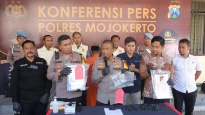 Oknum Kades Diduga Korupsi Dana Desa Diamankan Polres Mojokerto