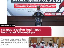 Kalapas I Madiun Ikuti Rapat Koordinasi Dilkumjakpol