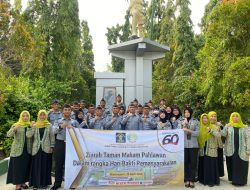 Peringati HBP ke-60, Lapas Bojonegoro Bersama Ibu-ibu Dharma Wanita Lakukan Ziarah ke Makam Pahlawan dan Upacara Tabur Bunga