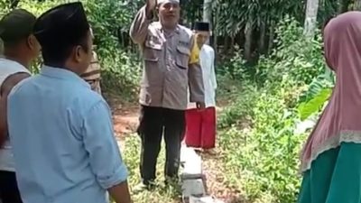 Melalui Problem Solving Bhabinkamtibmas Desa Bicorong Selesaikan Sengketa Batas Tanah