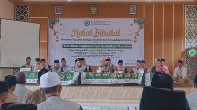 Menggelar Halal Bihalal Ponpes Sumber Anom Angsanah Palengaan Pamekasan