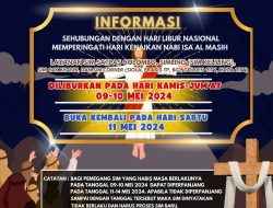 Libur Nasional Kenaikan Isa Al Masih, Layanan SIM Satpas Colombo Surabaya, Tutup 2