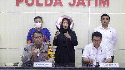 Polda Jatim Amankan Tersangka Penipuan dan Penggelapan Proyek Apartemen di Surabaya