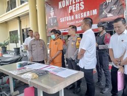 Polres Nganjuk Tangkap Pelaku Pencuri Pompa Air Pertanian yang Beraksi di 8 TKP