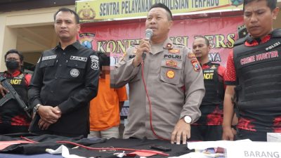 Polisi Berhasil Amankan Tersangka Curanmor 9 TKP di Surabaya yang Kabur ke Kalimantan