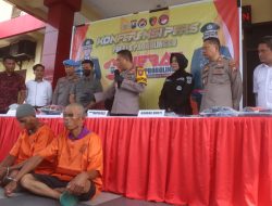 Polres Probolinggo Berhasil Ungkap Dua Kasus Pembunuhan Amankan Dua Tersangka