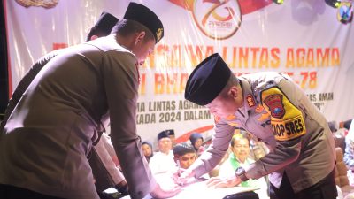 Polres Mojokerto Gelar Doa Bersama Lintas Agama untuk Pilkada 2024 yang Sejuk dan Damai