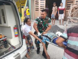 Warga Hentikan Ambulance Klinik Satuan Yonkes 2 Yudha Bhakti Husada Yang Sedang Melintas