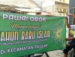 Pawai Lampu LED, Meriahkan Tahun Baru Islam 1 Muharrom 1446 H. Di Kecamatan Pasean