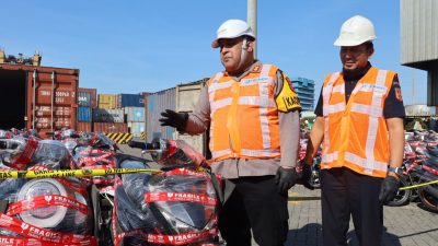 Polres Tanjungperak Berhasil Gagalkan Pengiriman Ranmor Ilegal ke Timor Leste