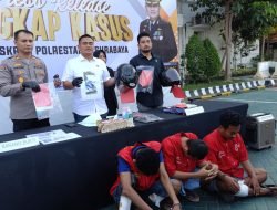 Satreskrim Polrestabes Surabaya Amankan 3 Tersaka Kasus Curanmor